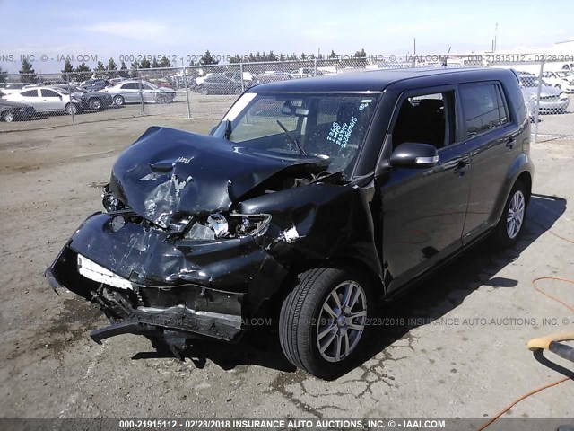 JTLZE4FE0CJ014793 - 2012 TOYOTA SCION XB BLACK photo 2