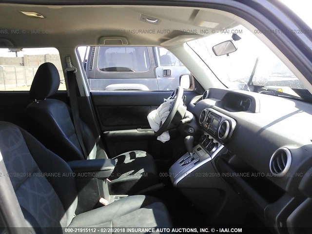 JTLZE4FE0CJ014793 - 2012 TOYOTA SCION XB BLACK photo 5