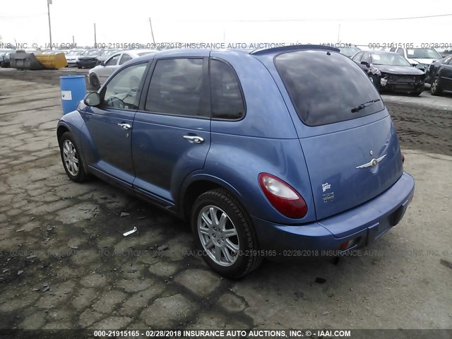 3A4FY58BX6T336525 - 2006 CHRYSLER PT CRUISER TOURING BLUE photo 3