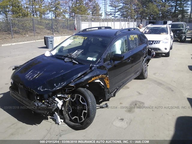 JF2GPABC9HH233946 - 2017 SUBARU CROSSTREK PREMIUM შავი ფოტო 2