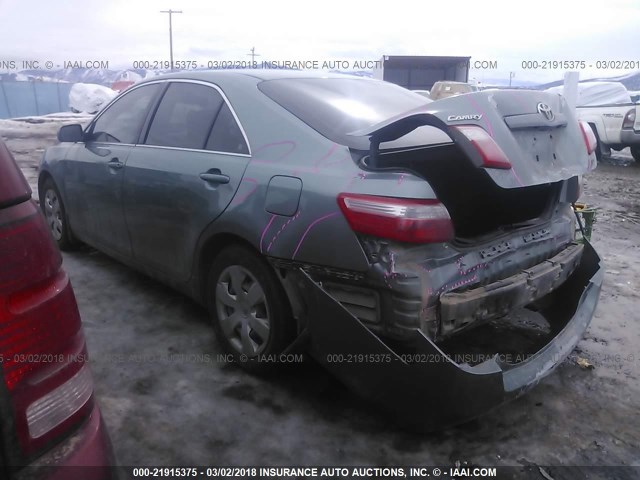 4T1BE46K48U739060 - 2008 TOYOTA CAMRY CE/LE/XLE/SE GREEN photo 3