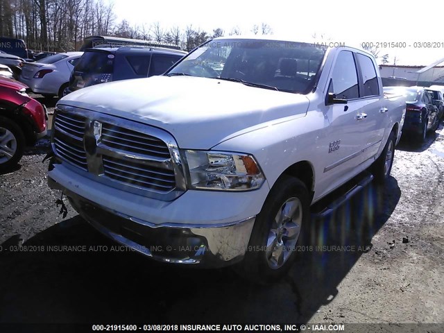 1C6RR7LG3ES386009 - 2014 RAM 1500 SLT WHITE photo 2