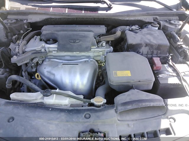 4T1BF1FK7CU157829 - 2012 TOYOTA CAMRY SE/LE/XLE BLACK photo 10