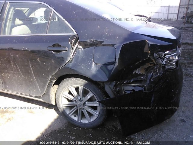 4T1BF1FK7CU157829 - 2012 TOYOTA CAMRY SE/LE/XLE BLACK photo 6