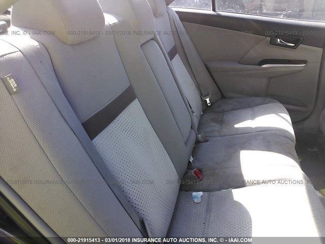 4T1BF1FK7CU157829 - 2012 TOYOTA CAMRY SE/LE/XLE BLACK photo 8