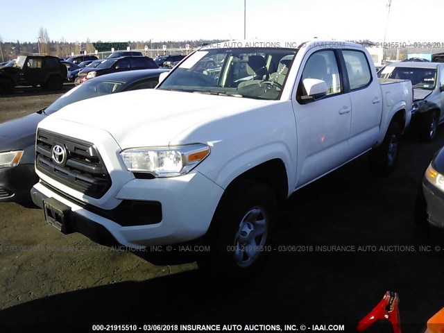 3TMCZ5AN7HM044256 - 2017 TOYOTA TACOMA DBL CAB/SR/TRDSPT/OR/PRO Ağ foto 2