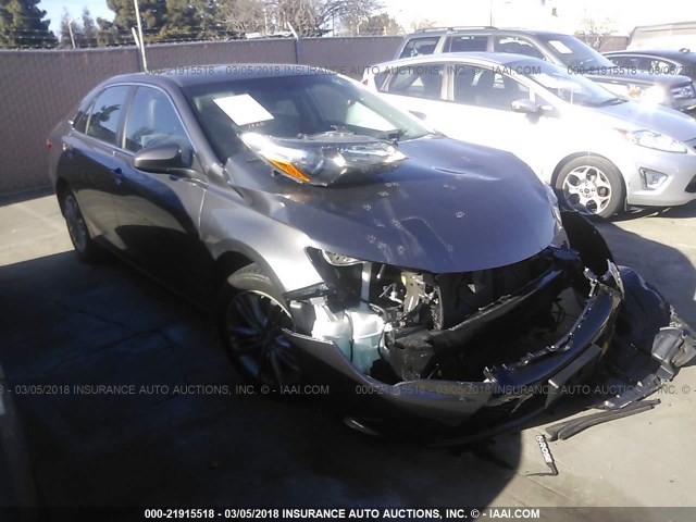 4T1BF1FK3HU628690 - 2017 TOYOTA CAMRY LE/XLE/SE/XSE GRAY photo 1