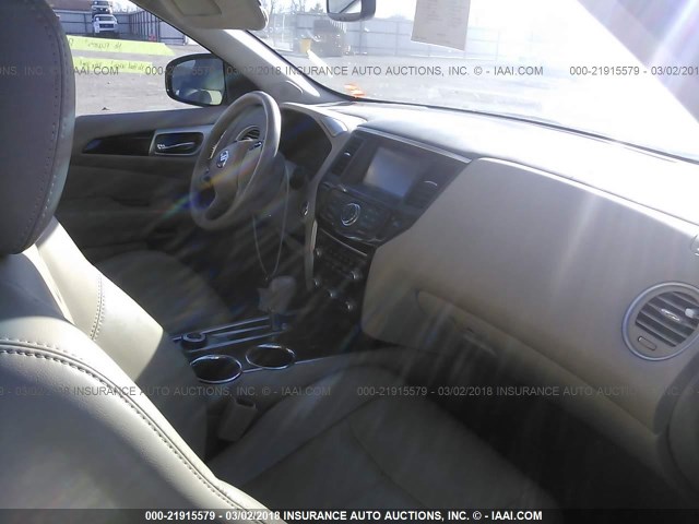 5N1AR2MM1EC729256 - 2014 NISSAN PATHFINDER S/SV/SL/PLATINUM 蓝色 照片 5