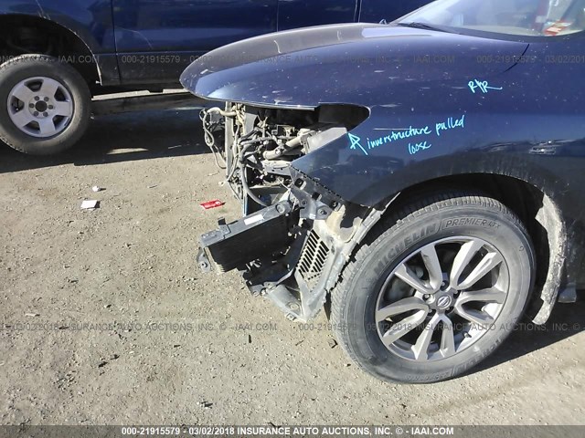 5N1AR2MM1EC729256 - 2014 NISSAN PATHFINDER S/SV/SL/PLATINUM 蓝色 照片 6