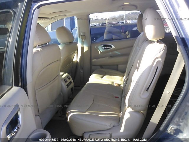 5N1AR2MM1EC729256 - 2014 NISSAN PATHFINDER S/SV/SL/PLATINUM 蓝色 照片 8