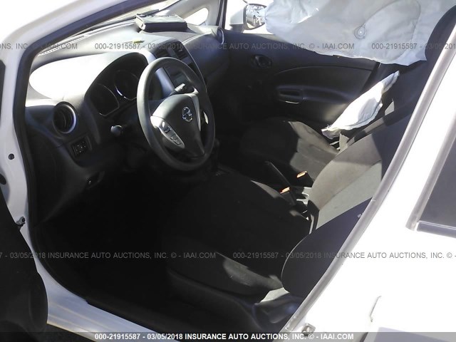 3N1CE2CP1FL394416 - 2015 NISSAN VERSA NOTE S/S PLUS/SV/SL/SR WHITE photo 5
