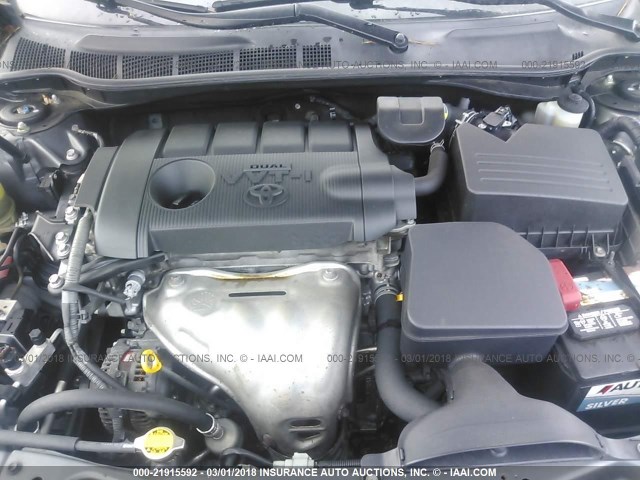 4T1BF3EK2AU105714 - 2010 TOYOTA CAMRY SE/LE/XLE GRAY photo 10