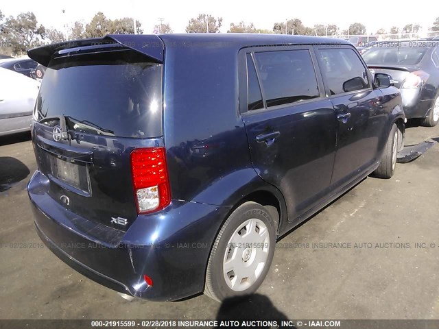 JTLZE4FE2DJ036263 - 2013 TOYOTA SCION XB Dark Blue photo 4