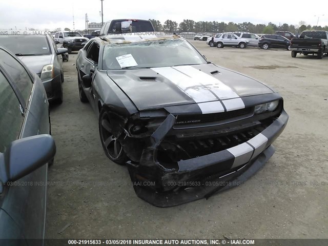 2B3CJ7DJXBH593257 - 2011 DODGE CHALLENGER SRT-8 黑色 照片 1