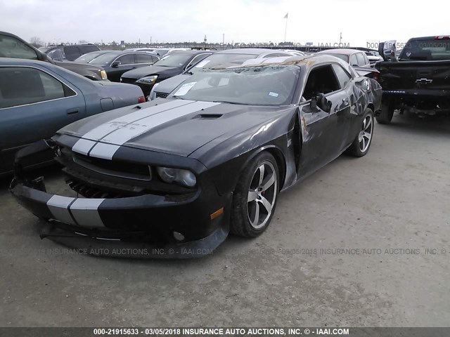 2B3CJ7DJXBH593257 - 2011 DODGE CHALLENGER SRT-8 黑色 照片 2
