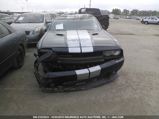 2B3CJ7DJXBH593257 - 2011 DODGE CHALLENGER SRT-8 BLACK photo 6