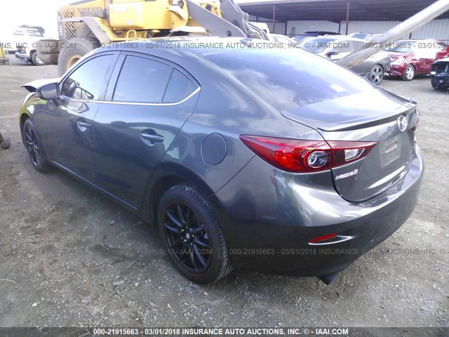 JM1BM1V75E1136523 - 2014 MAZDA 3 TOURING GRAY photo 3