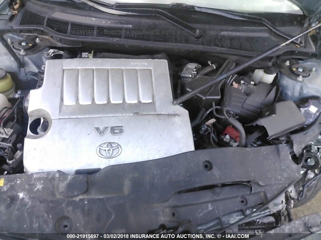 4T1BK46K57U543846 - 2007 TOYOTA CAMRY NEW GENERAT LE/XLE/SE Light Blue photo 10