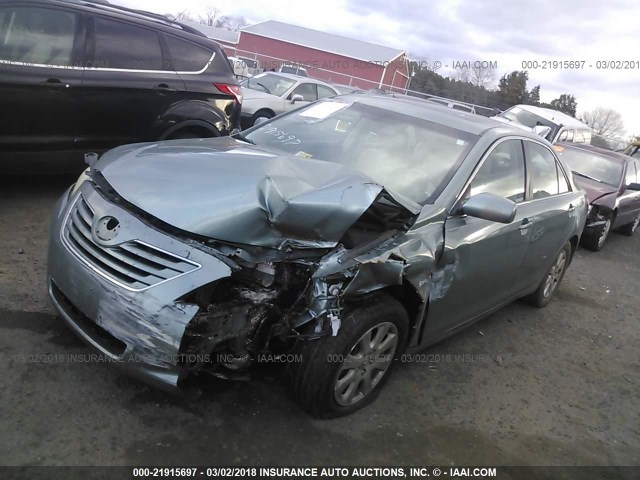 4T1BK46K57U543846 - 2007 TOYOTA CAMRY NEW GENERAT LE/XLE/SE Light Blue photo 2