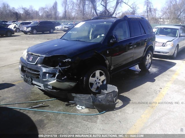 5GZCZ63416S838330 - 2006 SATURN VUE BLACK photo 6