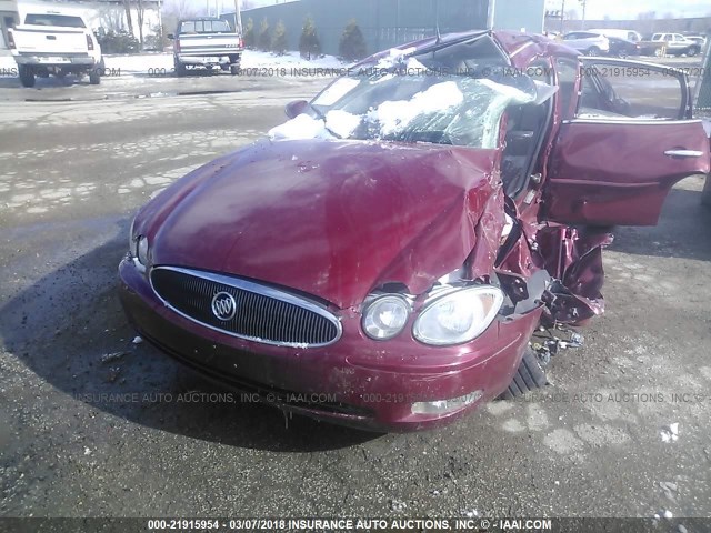 2G4WC532451205226 - 2005 BUICK LACROSSE CX MAROON photo 2