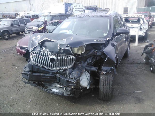 5GAKVCED5BJ337236 - 2011 BUICK ENCLAVE CXL 黑色 照片 2