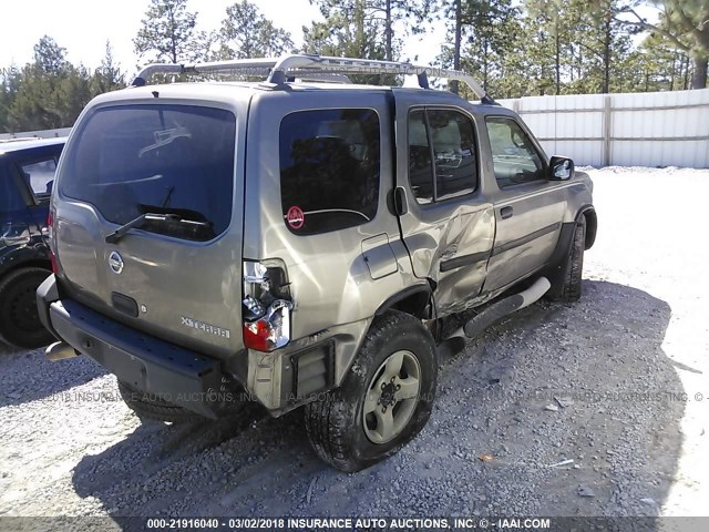 5N1ED28TX4C667114 - 2004 NISSAN XTERRA XE/SE GRAY photo 6