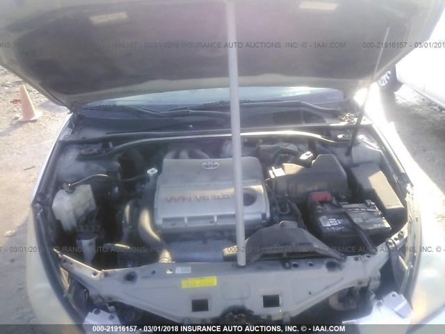 4T1CA38PX6U102318 - 2006 TOYOTA CAMRY SOLARA SE/SLE 银色 照片 10