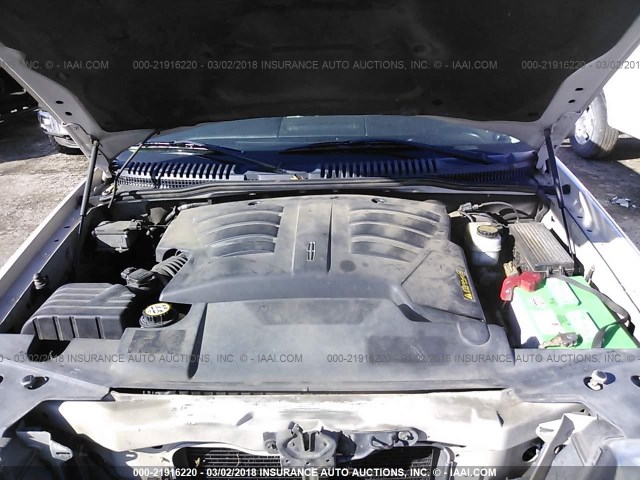 5LMEU68H95ZJ30863 - 2005 LINCOLN AVIATOR 奶油色 照片 10