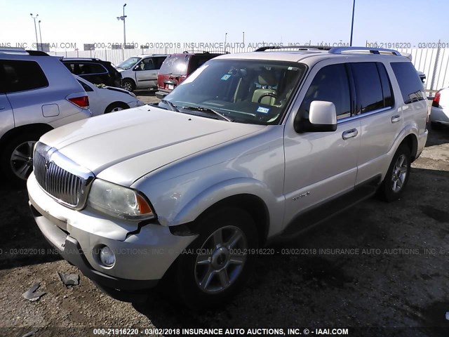 5LMEU68H95ZJ30863 - 2005 LINCOLN AVIATOR 奶油色 照片 2