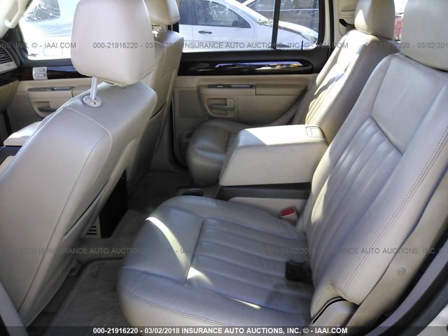 5LMEU68H95ZJ30863 - 2005 LINCOLN AVIATOR CREAM photo 8