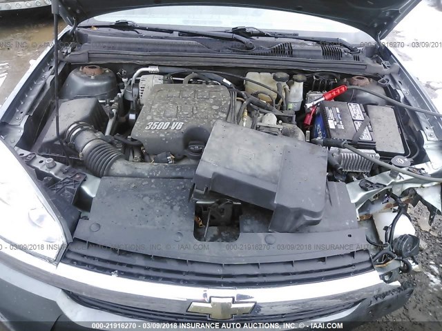 1G1ZT52885F331128 - 2005 CHEVROLET MALIBU LS GRAY photo 10