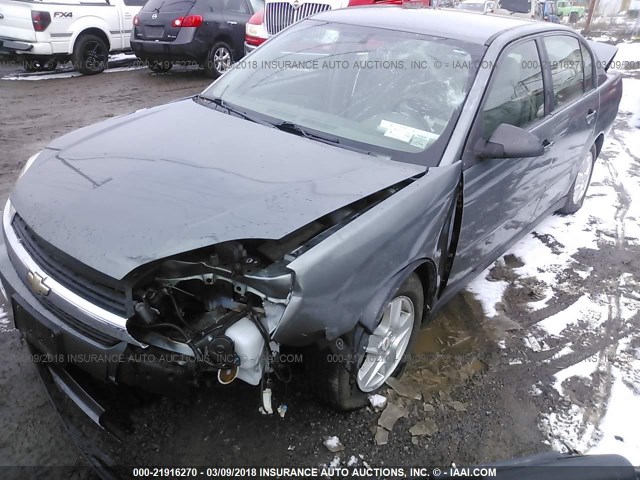 1G1ZT52885F331128 - 2005 CHEVROLET MALIBU LS GRAY photo 2