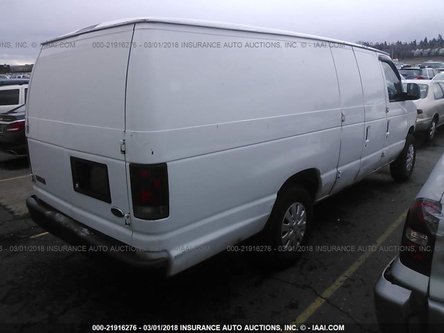 1FTNS24L83HA71520 - 2003 FORD ECONOLINE E250 VAN WHITE photo 4