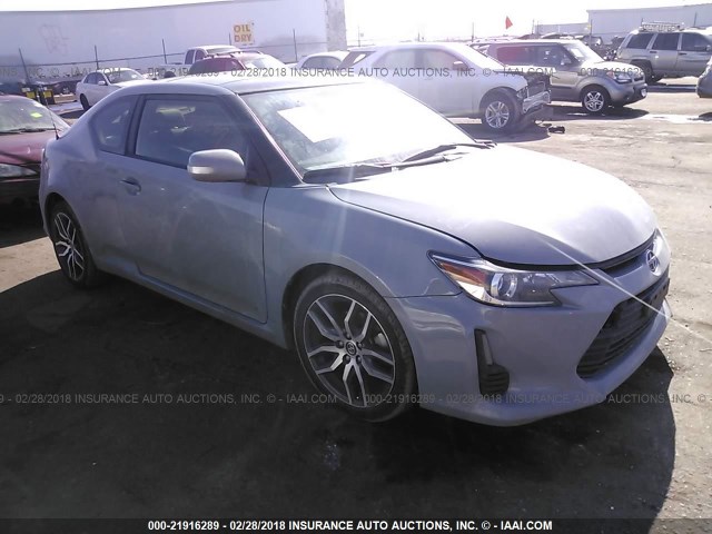 JTKJF5C70GJ014308 - 2016 TOYOTA SCION TC 灰色 照片 1