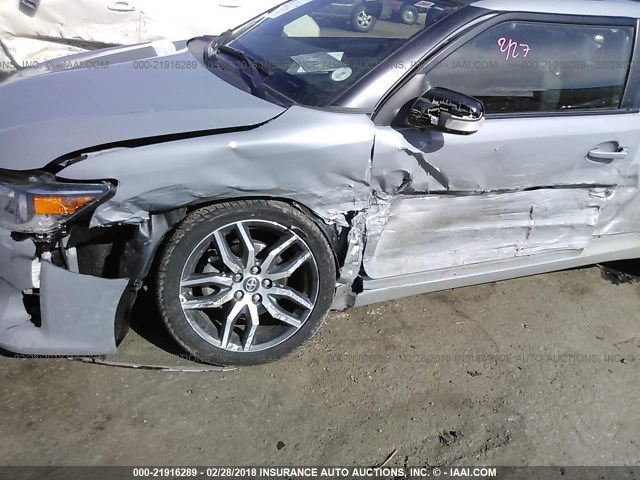 JTKJF5C70GJ014308 - 2016 TOYOTA SCION TC 灰色 照片 6
