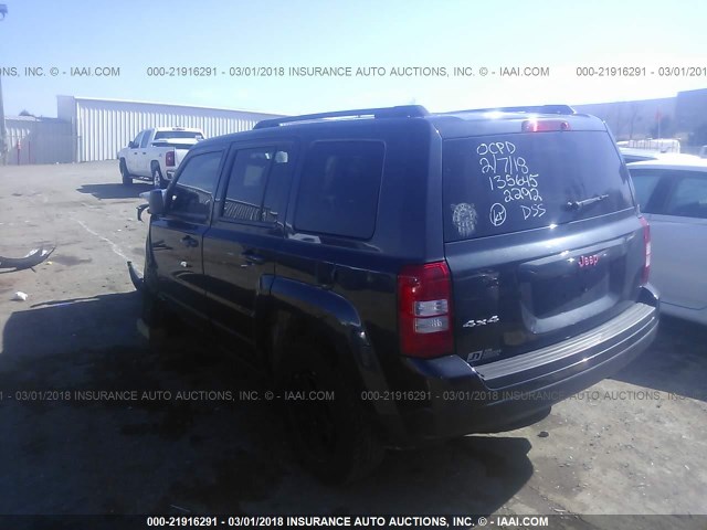 1C4NJRBB4ED852292 - 2014 JEEP PATRIOT SPORT GRAY photo 3