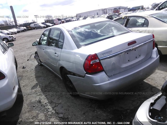 1G1ZT51F86F166540 - 2006 CHEVROLET MALIBU LT SILVER photo 3