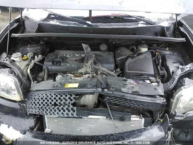 JTLKE50E191063221 - 2009 TOYOTA SCION XB შავი ფოტო 10