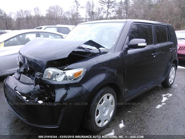 JTLKE50E191063221 - 2009 TOYOTA SCION XB შავი ფოტო 2