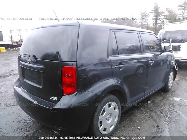 JTLKE50E191063221 - 2009 TOYOTA SCION XB შავი ფოტო 4