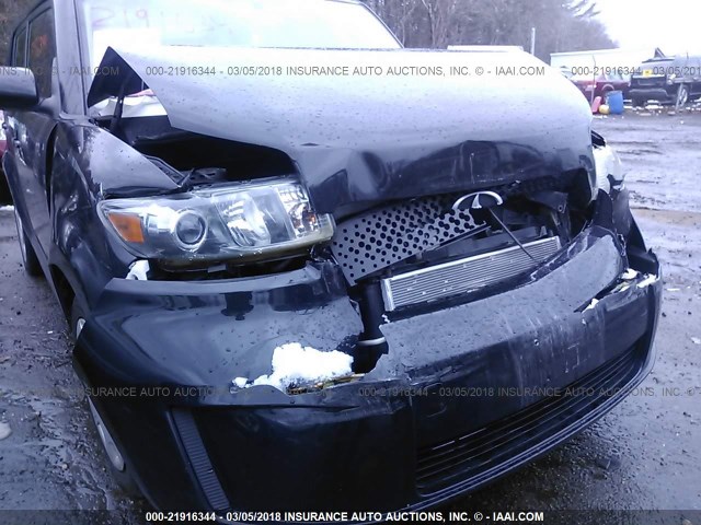 JTLKE50E191063221 - 2009 TOYOTA SCION XB შავი ფოტო 6