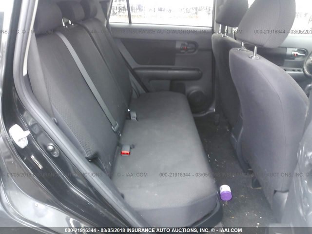 JTLKE50E191063221 - 2009 TOYOTA SCION XB შავი ფოტო 8