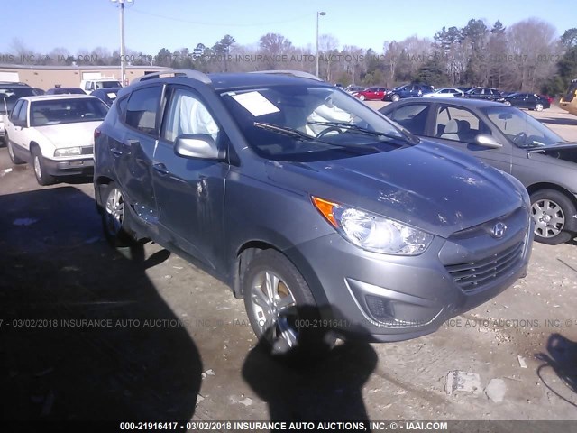 KM8JU3AC7BU186534 - 2011 HYUNDAI TUCSON GLS/LIMITED ვერცხლისფერი ფოტო 1