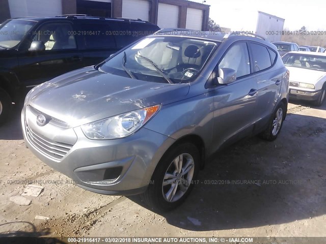 KM8JU3AC7BU186534 - 2011 HYUNDAI TUCSON GLS/LIMITED SILVER photo 2