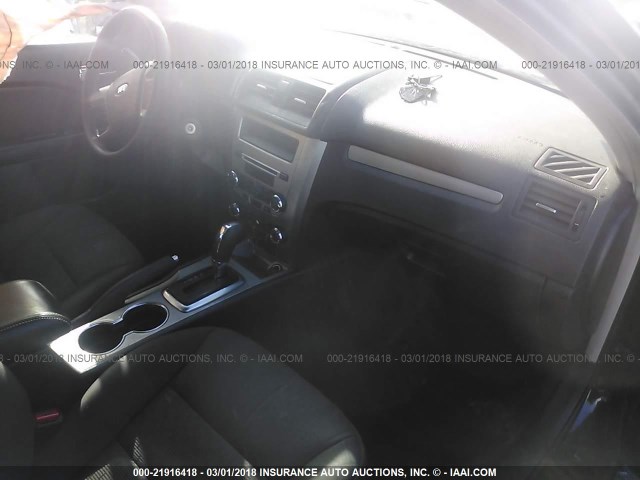 3FAHP0HA7CR207684 - 2012 FORD FUSION SE BLACK photo 5