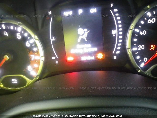 ZACCJBAB4HPF90487 - 2017 JEEP RENEGADE SPORT Մոխրագույն լուսանկար 7