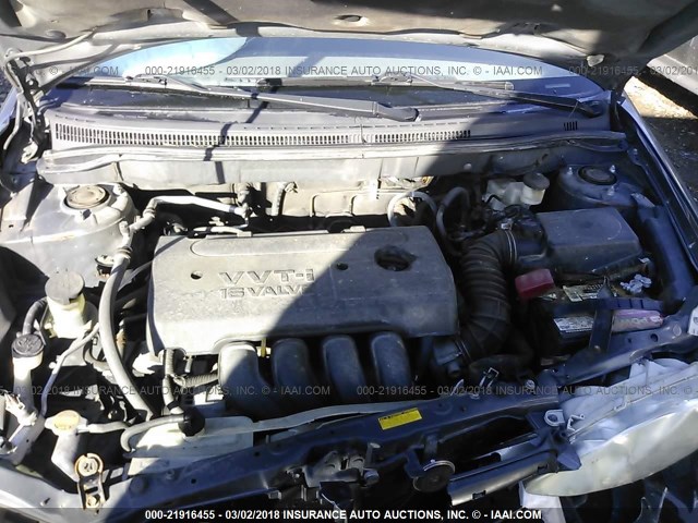 1NXBR32E66Z761783 - 2006 TOYOTA COROLLA CE/LE/S GRAY photo 10