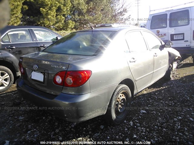 1NXBR32E66Z761783 - 2006 TOYOTA COROLLA CE/LE/S GRAY photo 4