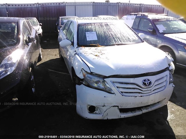 4T1BF3EK1AU544239 - 2010 TOYOTA CAMRY SE/LE/XLE WHITE photo 1